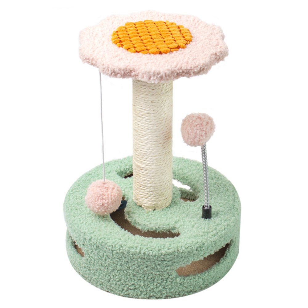 Cat Tree Cat Tower Pet Play Climbing Stand with Dangling Ball for Kittens Adult Cats - Green+Pink Cat Tree Cat Tower Pet Play Climbing Stand with Dangling Ball for Kittens Adult Cats - Green+Pink